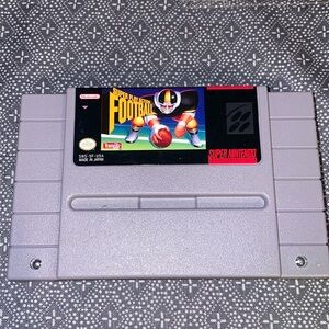 Super Nintendo Super Play Action Football Game Cartridge